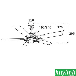QUẠT TRẦN SINWA SP009