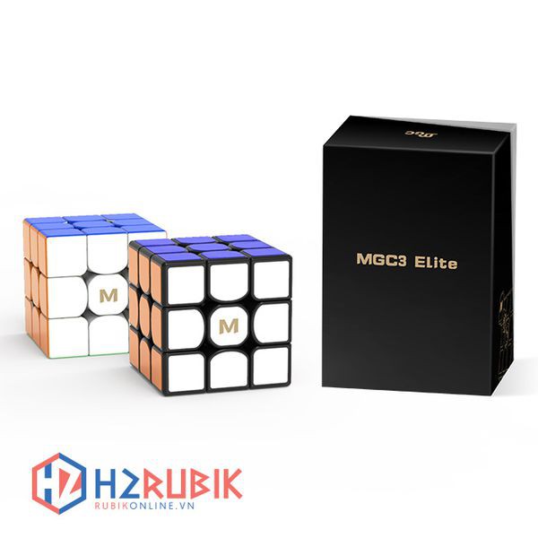 MGC Elite 3x3 M MGC3 (Có nam châm sẵn) rubik 3x3 có nam châm sẵn viền đen  / ko viền stickerless