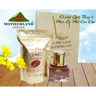 Cà phê quà tặng và phin pha cafe cao cấp