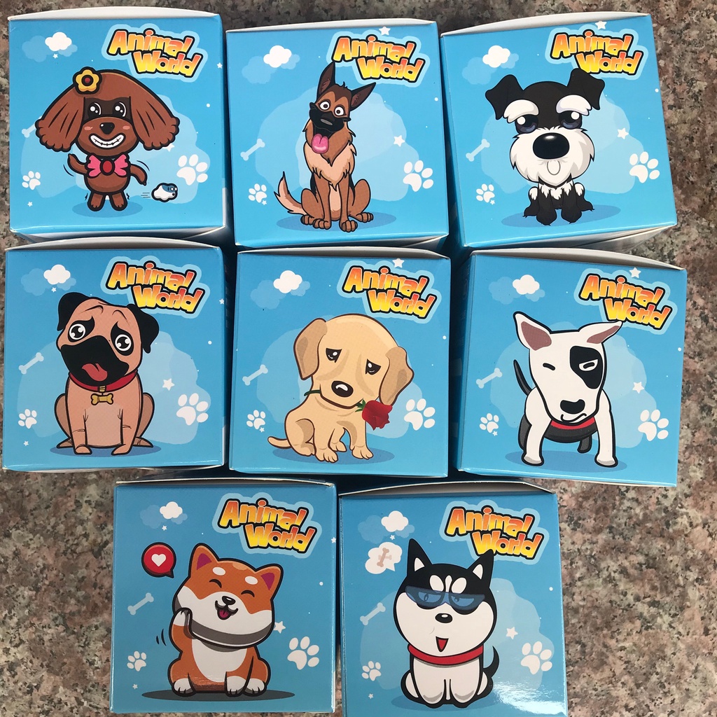 Balody Mini Khối Hội Động Vật Mô Hình Shiba Chó Husky Kim Cương Gạch Schnauzer Trẻ Em Bé Gái Quà Giáng Sinh Cửa Hàng Thú Cưng 18248