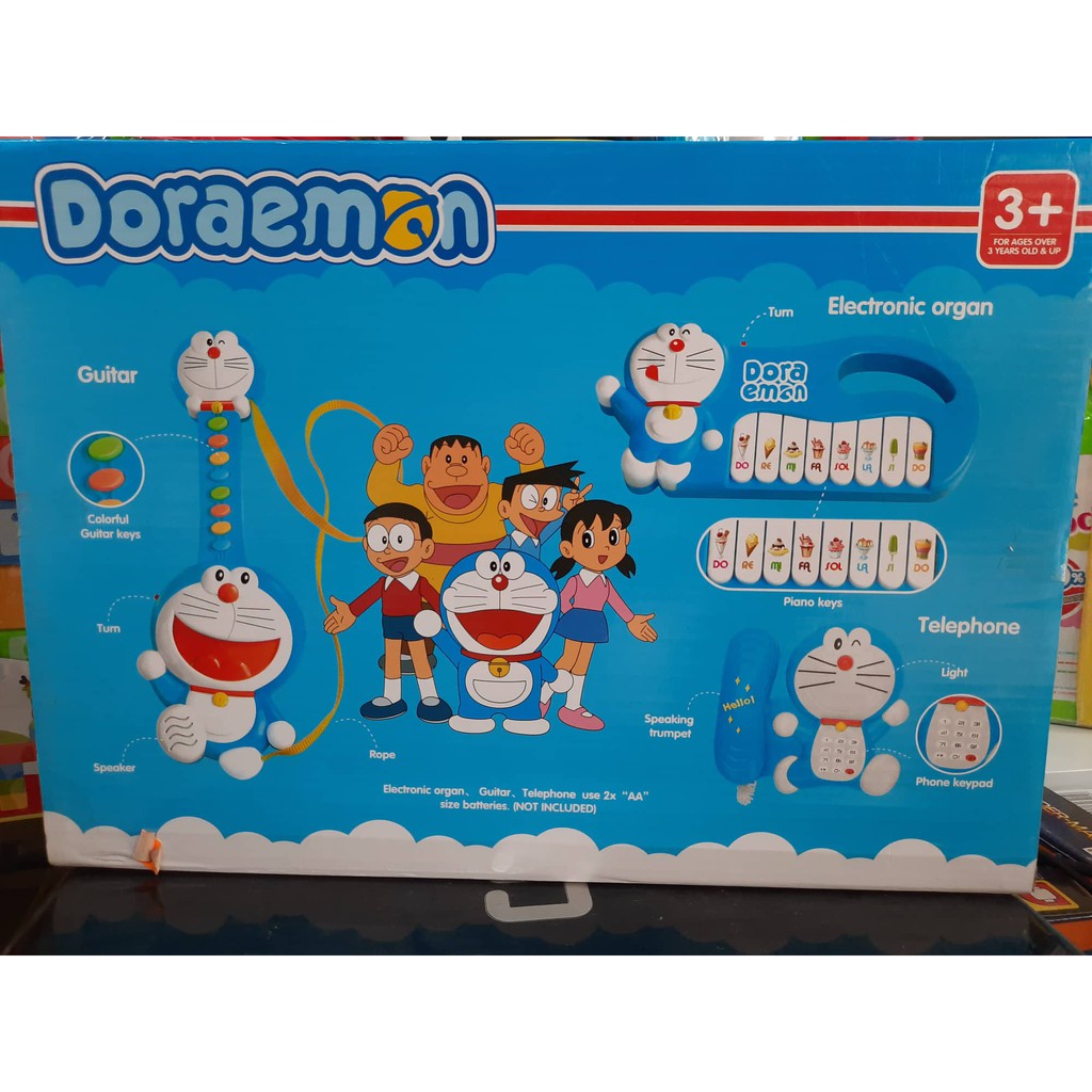 Đồ chơi đàn Organ, Guitar, Điện thoại Doraemon