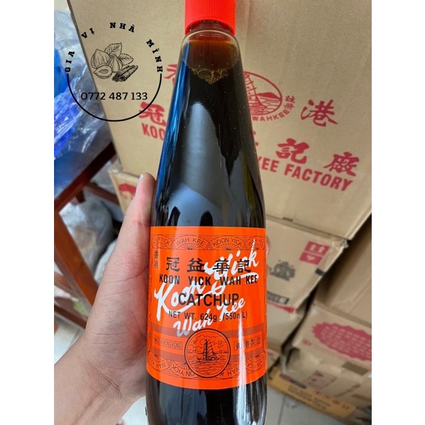 GIẤM CATCHUP-SỐT CATCHUP KOON YICH WAHKEE (KIPCHAP HONG KONG)500ML