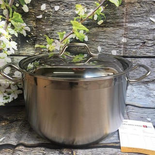 Nồi Luộc Gà Inox 3 Đáy Fivestar Chính Hãng 30cm -16 lít dùng được trên mọi loại bếp