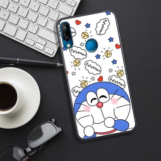 Ốp lưng huawei nova 3i/nova 4e/y9 2019/y7 pro 2019 , in hình chú mèo máy doremon.