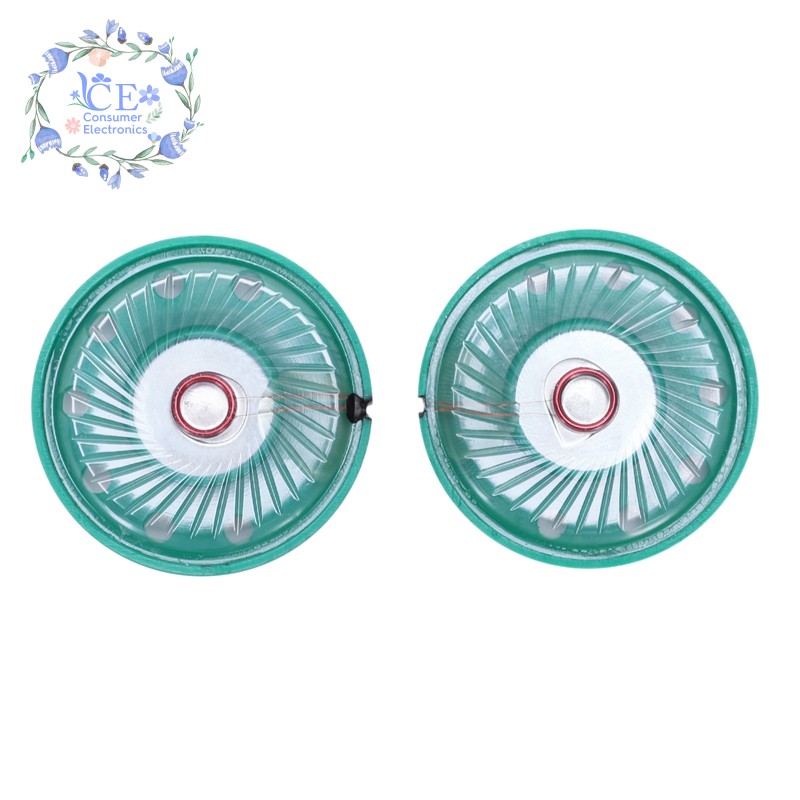 36Mm Diameter Aluminum Shell Internal Magnet Speaker 16 Ohm 0.25W 2Pcs