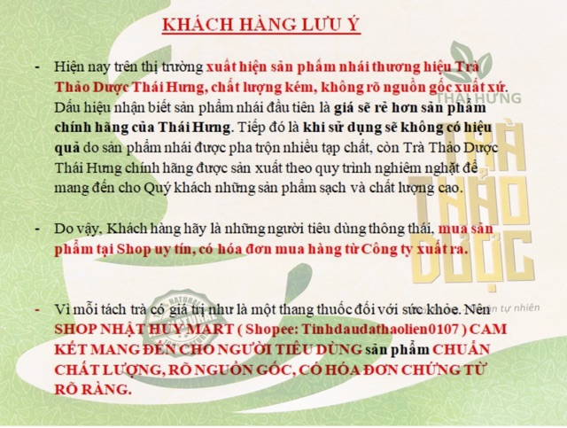 Trà an gút hưng giảm cơn đau do gút Thái Hưng, trà thảo dược thiên nhiên cho người bị gout | BigBuy360 - bigbuy360.vn