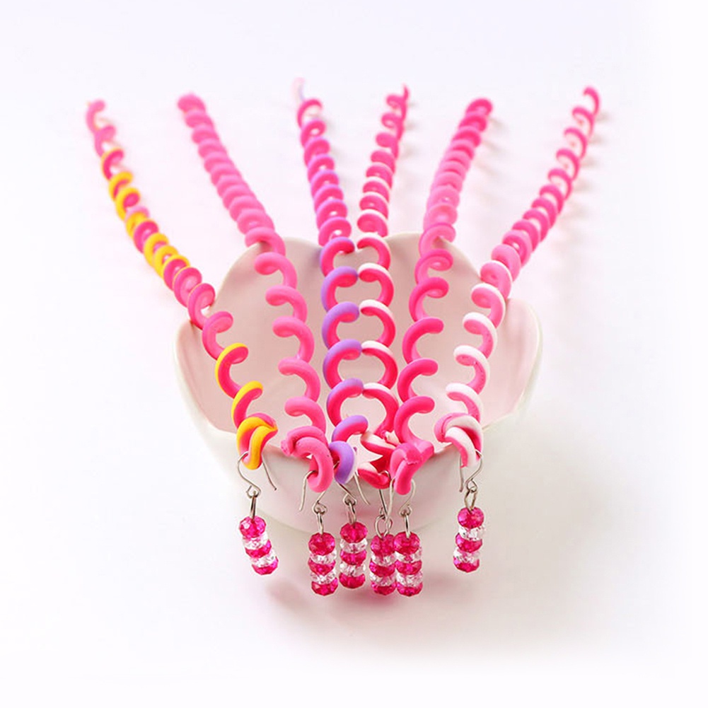 Set 6 Dụng Cụ Tết Tóc Dạng Xoắn Ốc Dành Cho Bé Gái