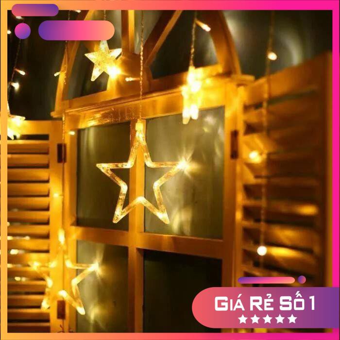 Đèn nháy thả mành dạng hình ngôi sao trang trí noel,năm mới và trang trí cây thông noel thêm lung linh.