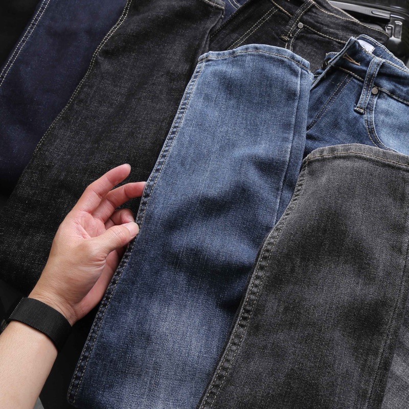 Quần jean nam cao cấp màu thời trang- form slim fit | BigBuy360 - bigbuy360.vn