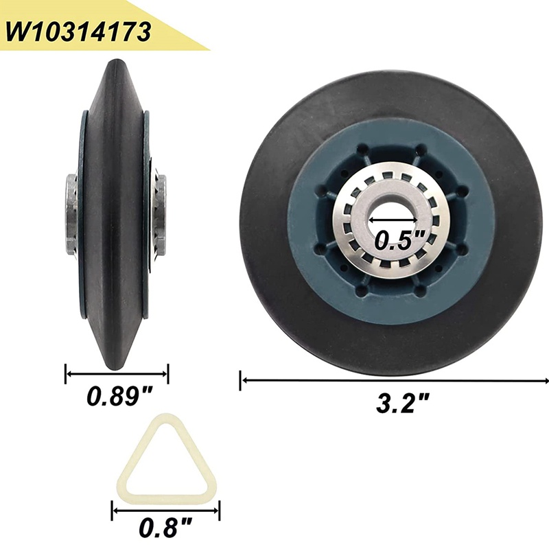 1 Mảnh Phù Hợp Với W10314173 Máy Sấy Bánh Xe Phù Hợp Cho W10314173 8536973 8536974 Ap6019303 Ps11752609