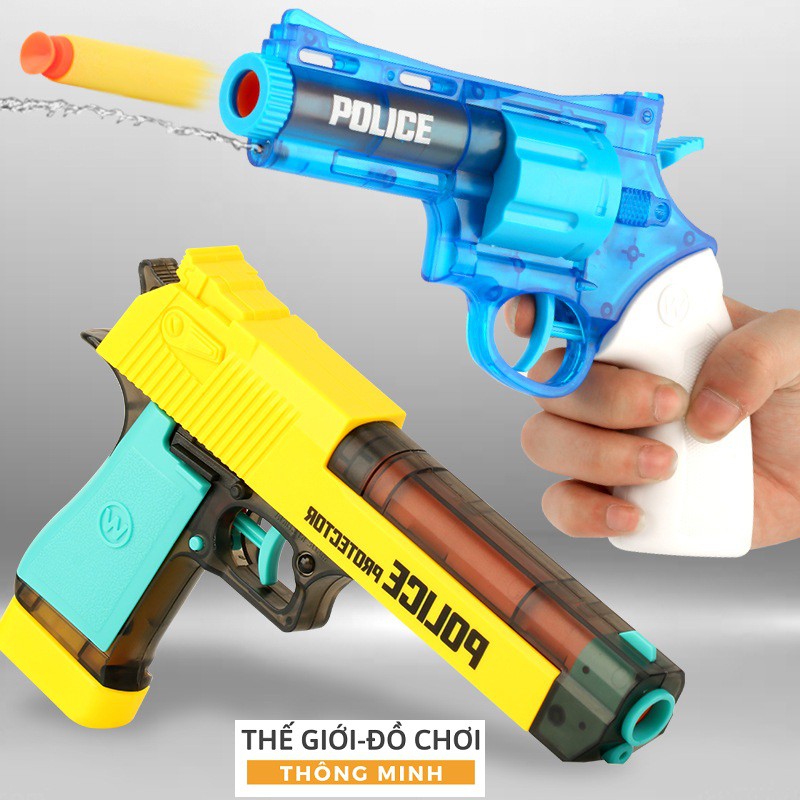 Đồ chơi nerf 2 IN 1 có phun nước cao cấp