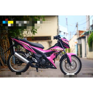 TEM RỜI SONIC 150 HỒNG - DECAL RUBY