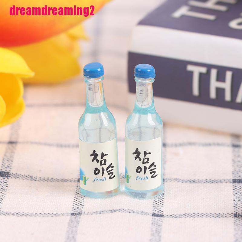 Bộ 10 Mô Hình Chai Rượu mini Tỉ Lệ 1 / 12 Dùng Để Trang Trí Nhà Búp Bê