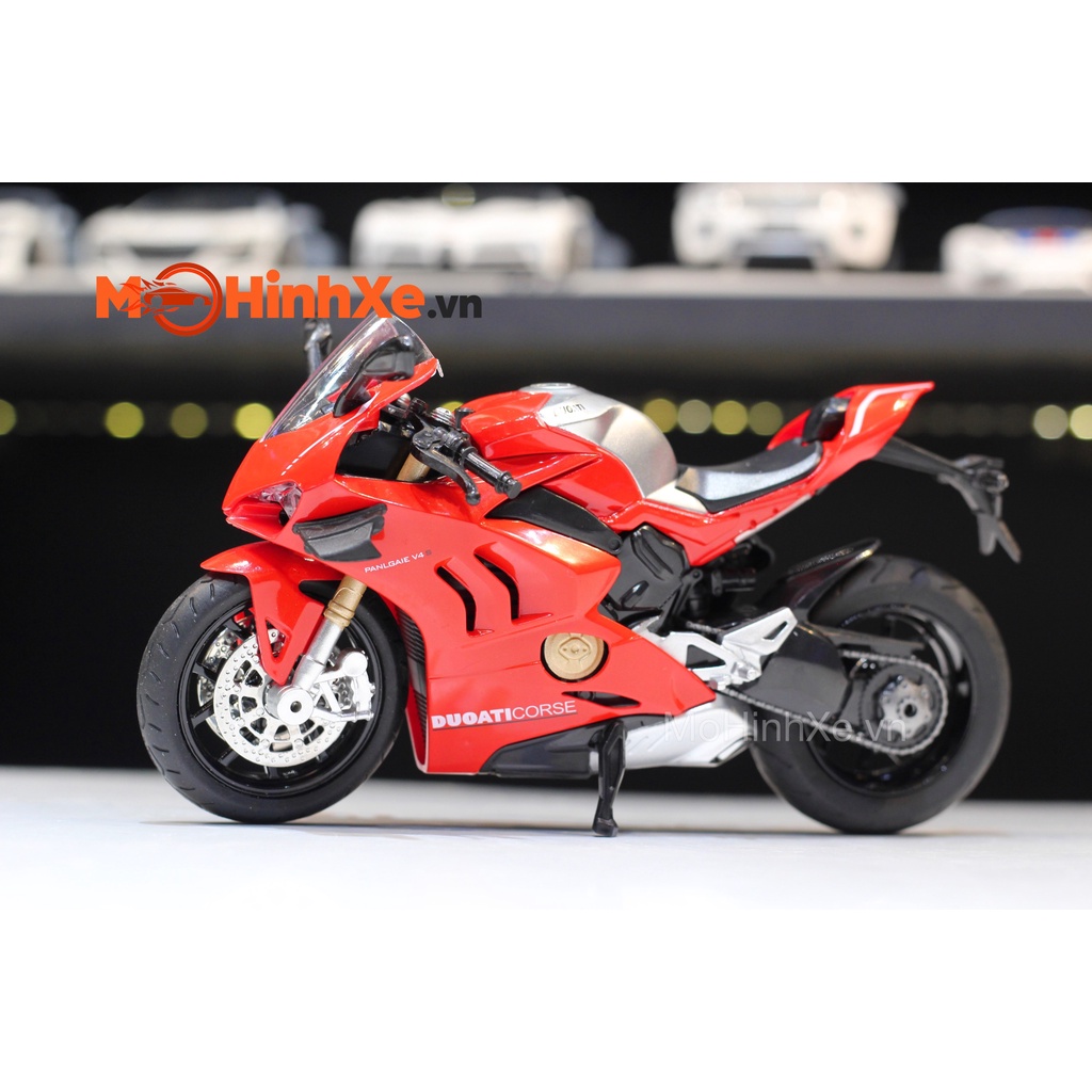 MÔ HÌNH XE DUCATI PANIGALE V4 S 1:12 HUAYI MODEL