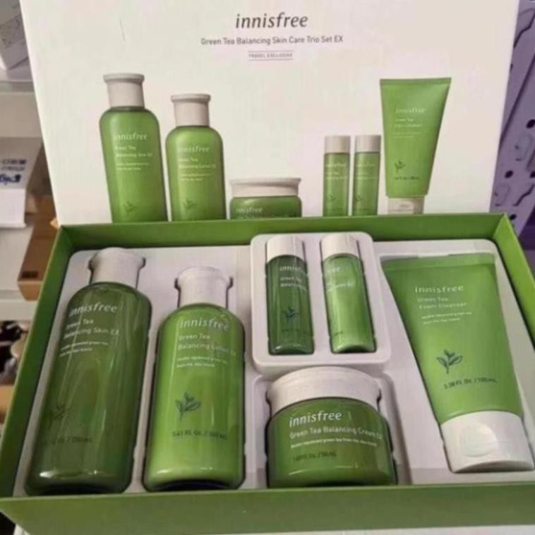 BỘ DƯỠNG TRÀ XANH 6 MÓN INNISFREE GREEN TEA BALANCING SPECIAL SKIN CARE EX 2020