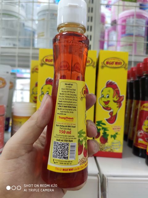 Dầu gấc tươi nguyên chất 100% Ngư Nhi chai thủy tinh 150ml