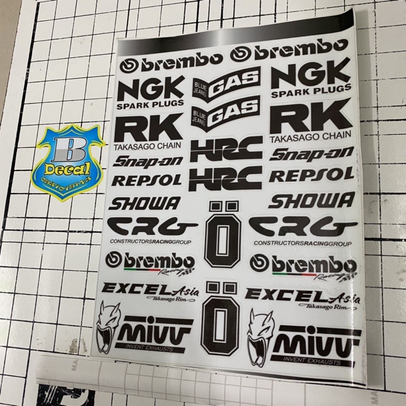 [FREE SHIP+ QUÀ TẶNG] Tem logo in decal trong dán nền trắng sáng