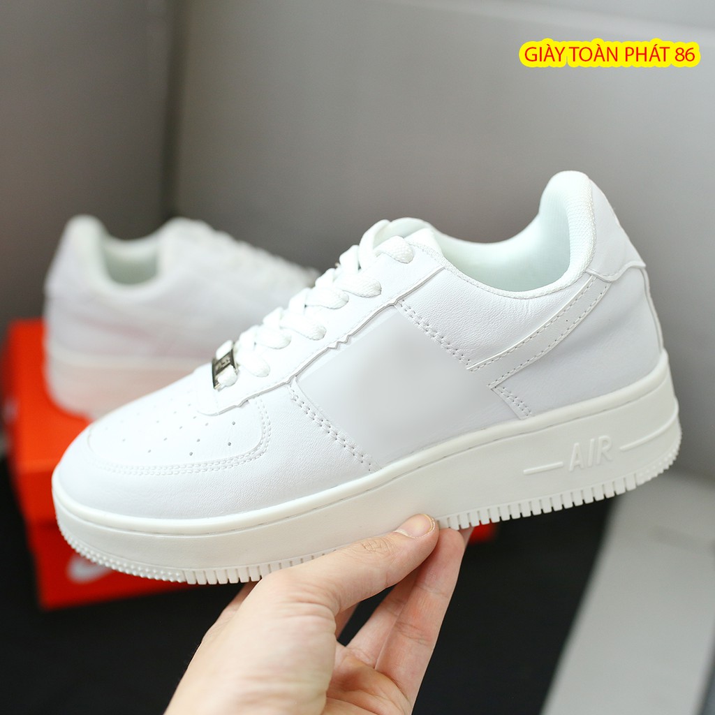 Giày Nam Nữ Thể Thao AF1 Màu Trắng, Giày Sneaker Classic full box bill