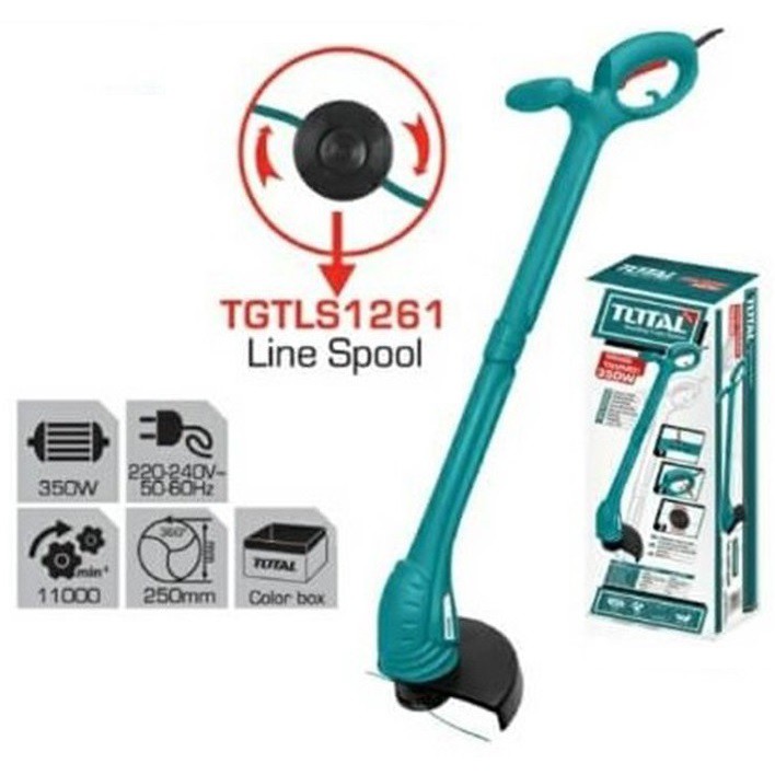 TOTAL Máy cắt cỏ cầm tay dùng điện 350W TG103251