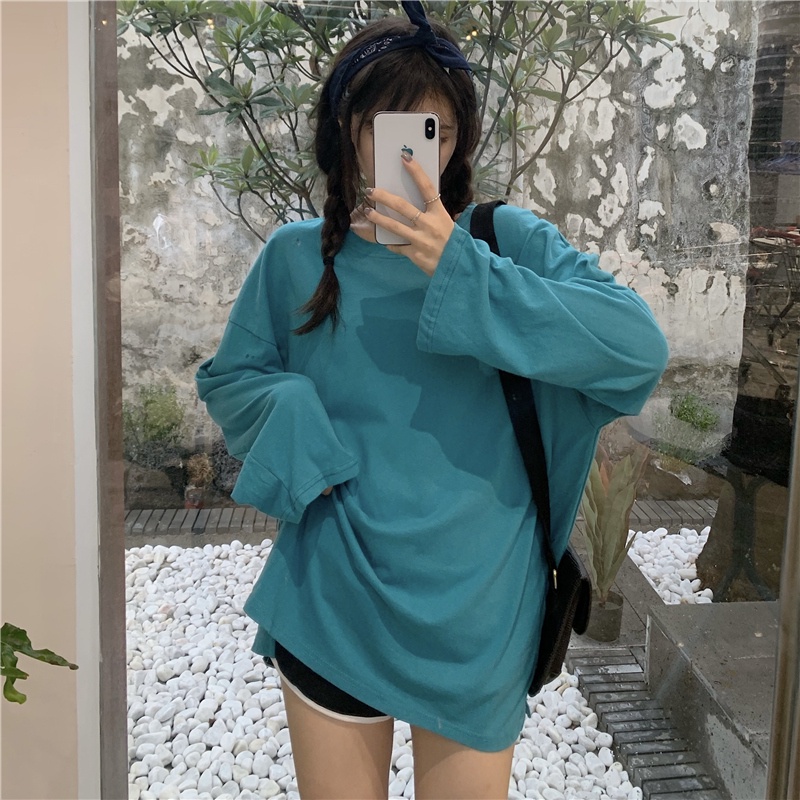 SUXI Áo Thun Cotton Màu Sắc Thời Trang Cho Nữ