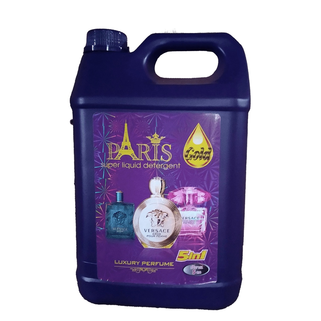 Nước giặt quần áo Paris 5 lít hương nước hoa Pháp 5in1 thơm lâu bền vải