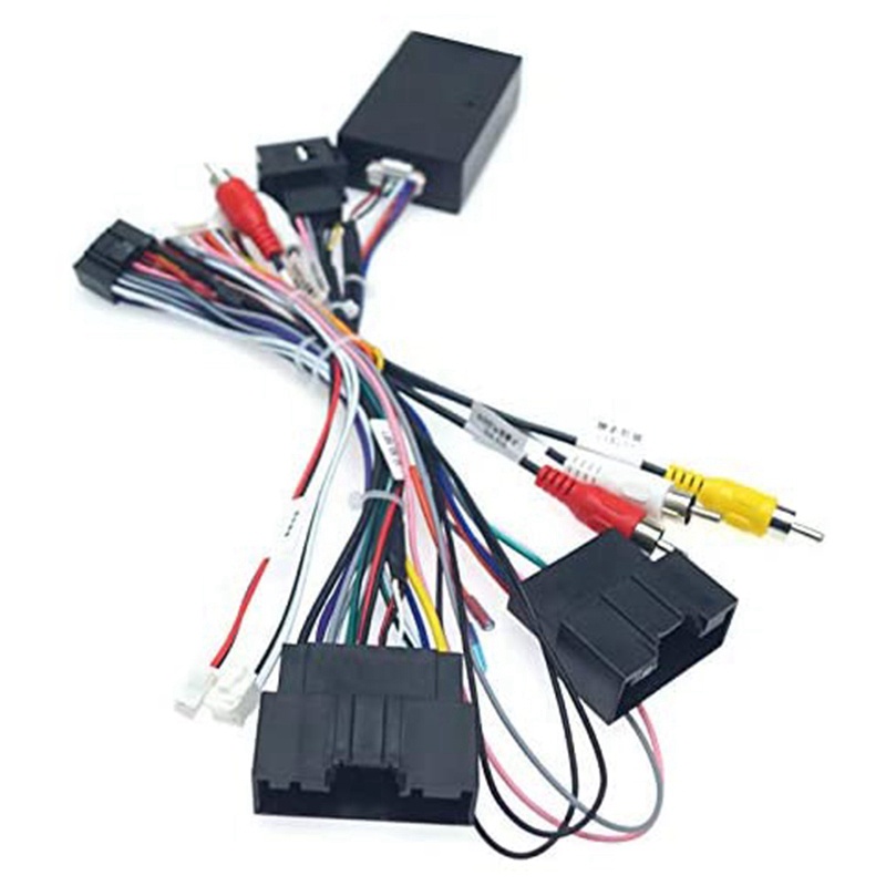 Ô tô 16PIN Dây nguồn âm thanh Radio Khai thác với Hộp Canbus cho Ford Focus F150 Kiểm lâm 2012-2015