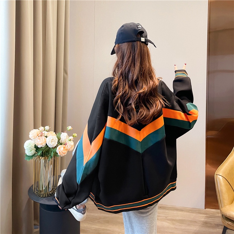 IELGY    Áo Khoác Mỏng Tay Dài Dáng Rộng Màu Sắc Dễ Phối Đồ Phong Cách Hàn Quốc Cho Nữ