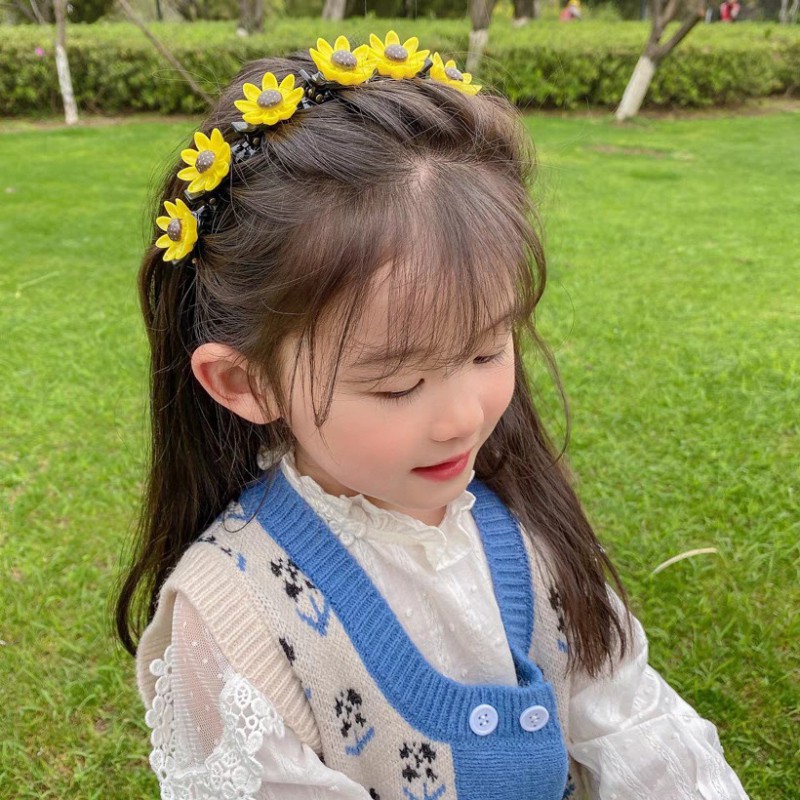 Kẹp Tóc Hình Hoa / Trái Cây Dễ Thương Cho Bé Gái
