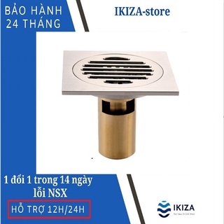 Ga thoát sàn đồng cao cấp, phễu thoát sàn chống mùi IKIZA giá tốt, TSD07