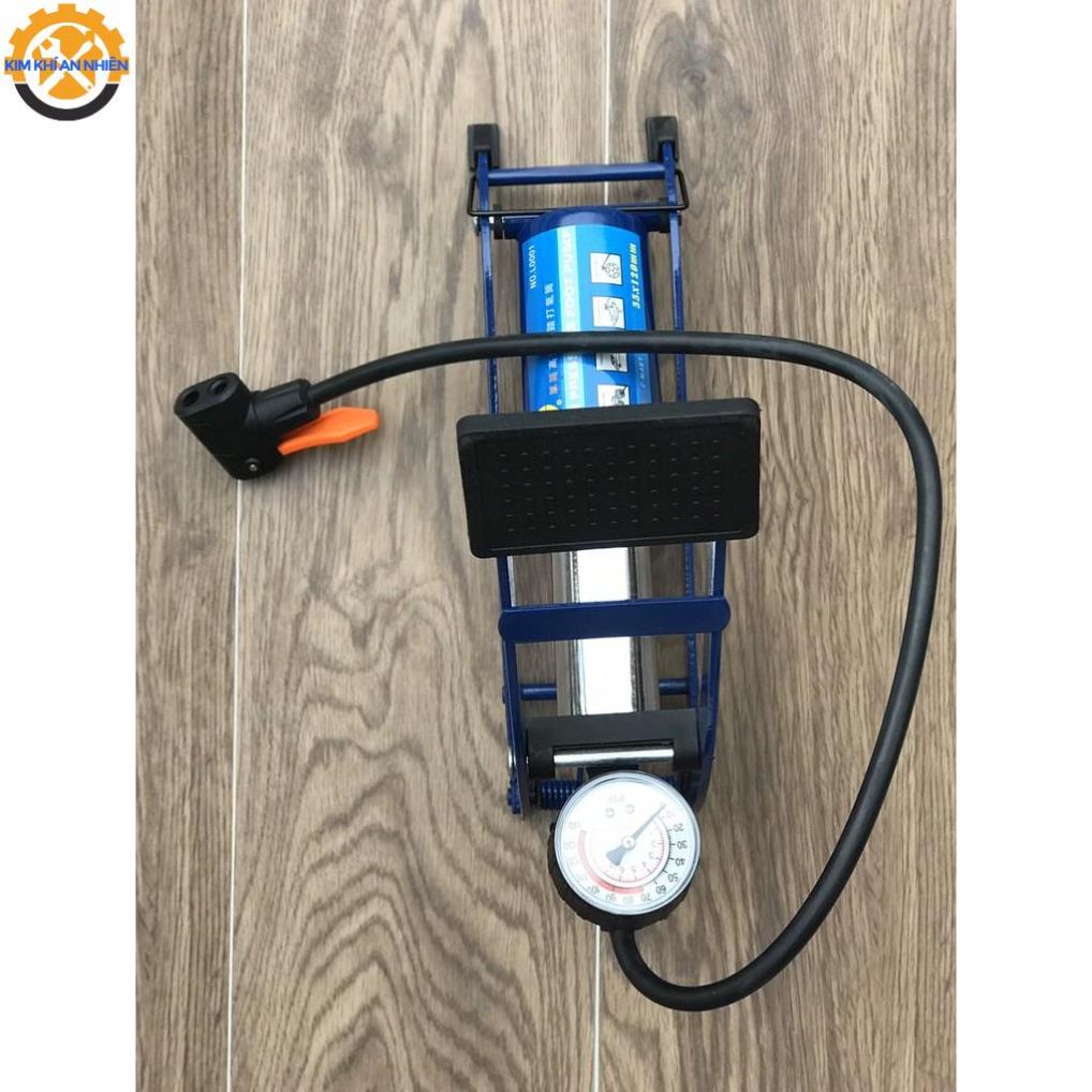 Bơm xe bằng chân 1 ống chính hãng C-MART