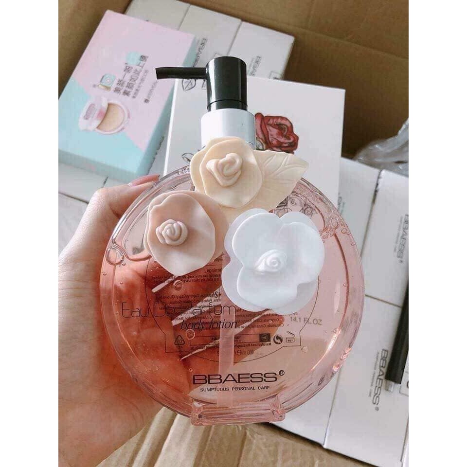  [Chính hãng] Sữa tắm 3 bông hương nước hoa BBAESS Natural Eau De Parfum chai 400ml 💮💐🌺🌻🌹🏵️