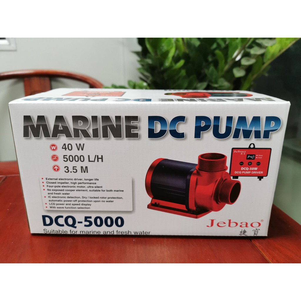 [Mã PET2405 giảm 10% đơn 250K] Bơm Chống Giật Jebao DCQ - BƠM BỂ CÁ CAO CẤP - Hồ cá cảnh - Bể thủy sinh