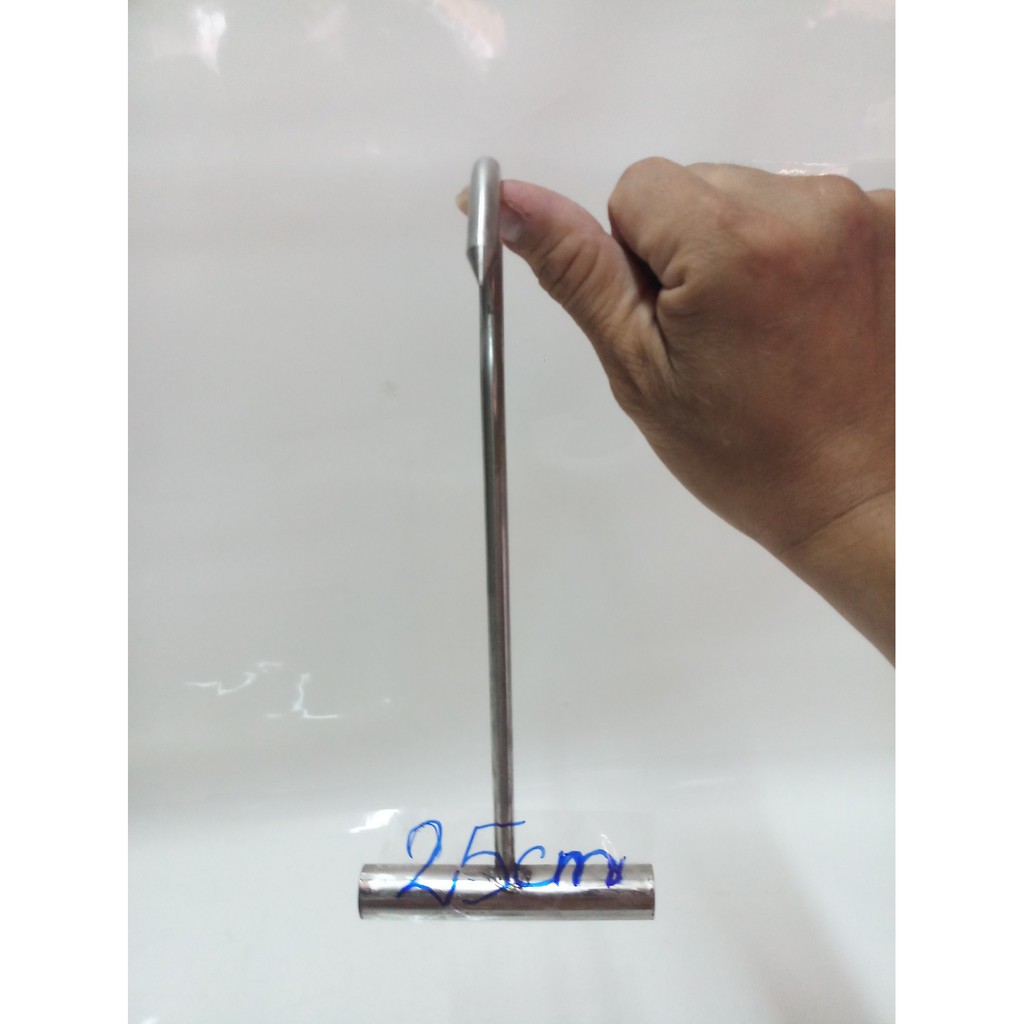 MÓC BỐC XẾP,KÉO HÀNG INOX CÁN CẦM DÀI 25CM.