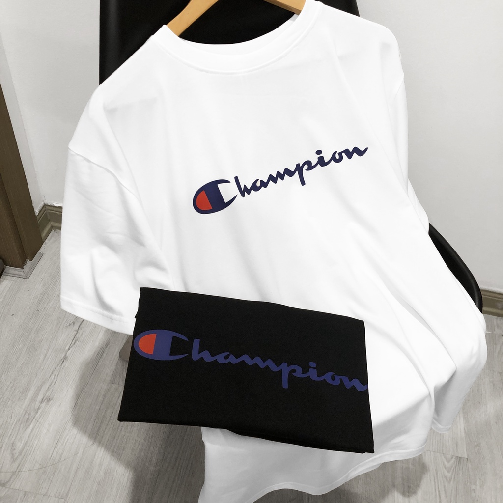 Áo thun CHAMPION, áo phông tay lỡ nam nữ unisex, ZOEclothing