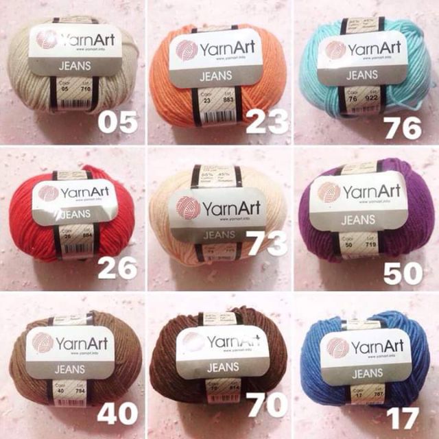 Len jeans yarn art 50g
