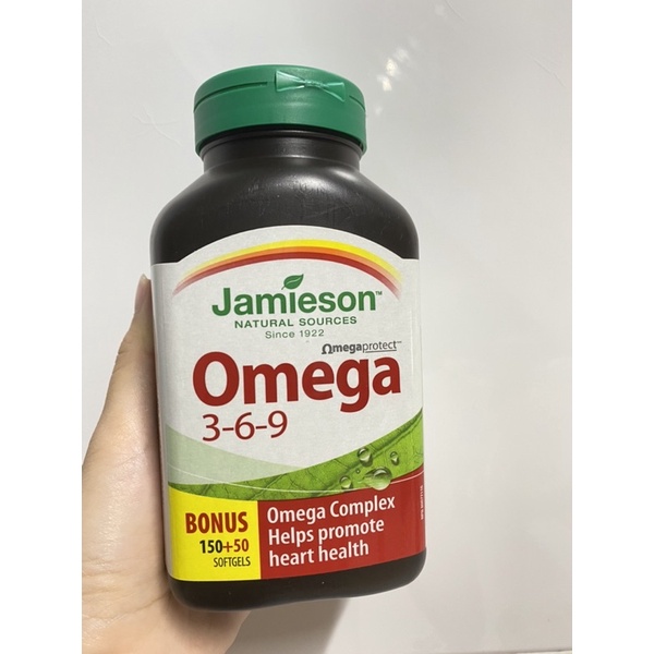 OMEGA 3 6 9 Jamieson 200 viên hàng Canada