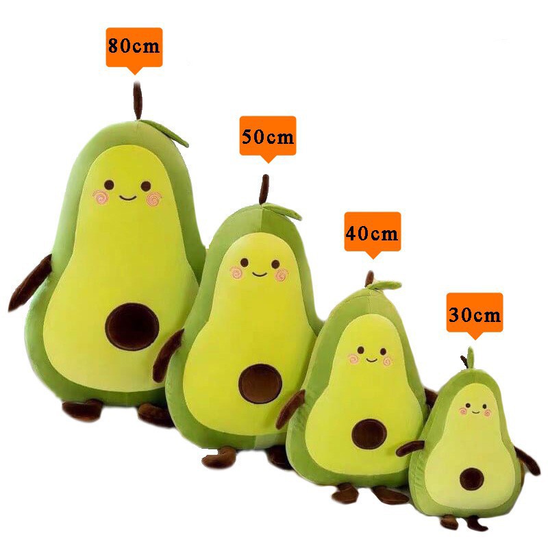 Gấu Bông hoa quả gấu bông quả bơ ngộ nghĩnh đáng yêu cao cấp mềm mịn bơ bông cute quà tặng  ý nghĩa cho bé