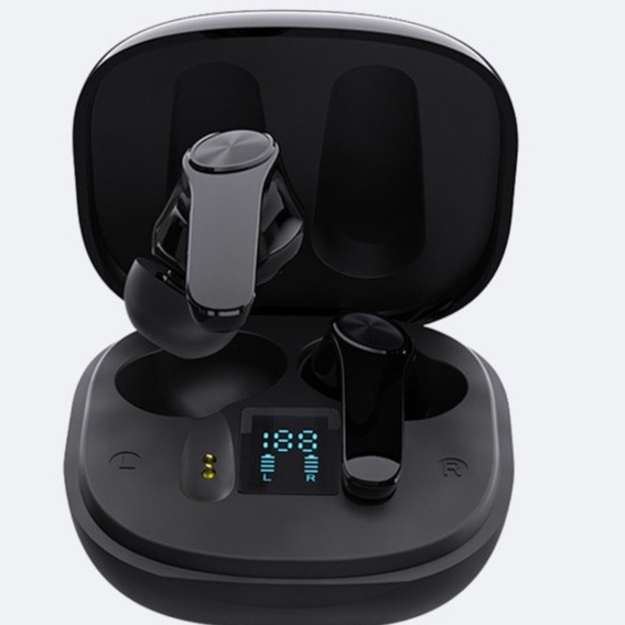 Tai nghe bluetooth HITOOR  không dây XT18 TWS 5.0 mới Tai nghe loa siêu trầm màn hình LED kỹ thuật số Pin khỏe sạc nhanh