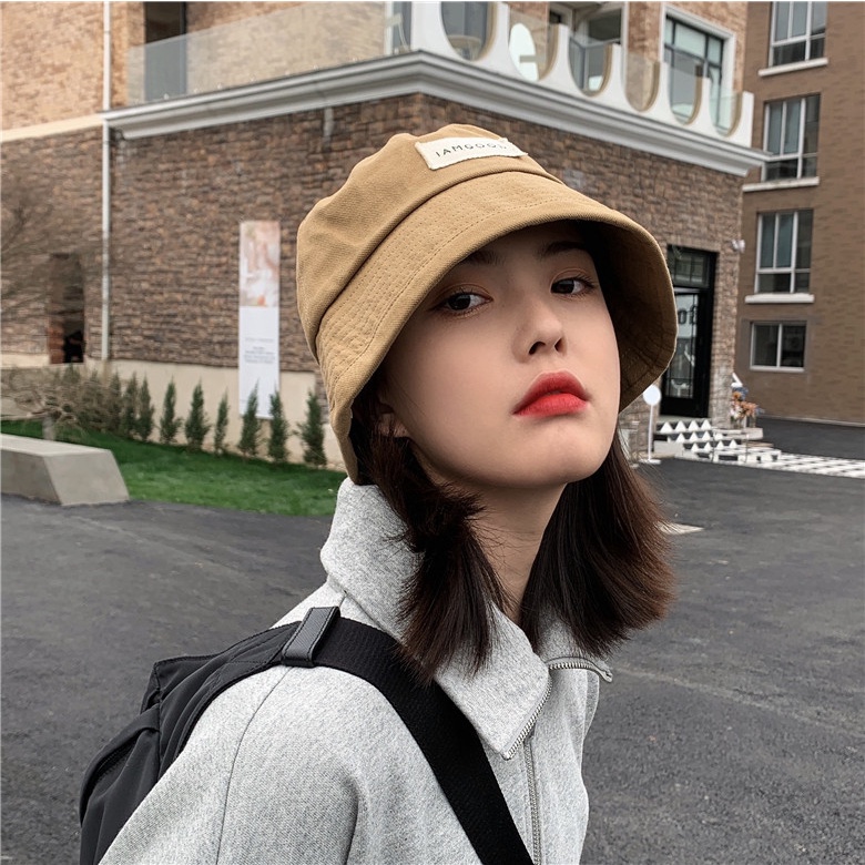[Augustcloth] Mũ/ nón bucket denim IAMGOOD phong cách Hàn Quốc