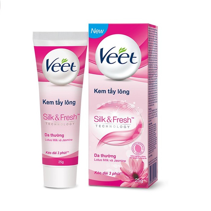 Kem tẩy lông cho da thường Veet Silk Fresh 25g
