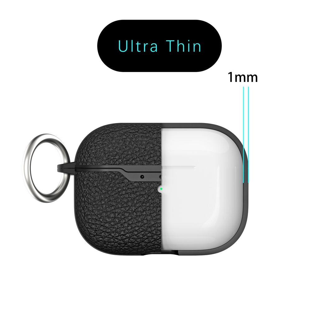 Vỏ Bảo Vệ Hộp Sạc Tai Nghe bluetooth Không Dây airpods 1 / 2 pro 3 2021 pro 2 2022 Bằng TPU Họa Tiết Hạt Vải Chống Sốc