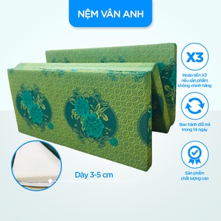Nệm bông ép gấp 3 dày 3 - 5cm hàn quốc gọn nhẹ nhiều kích thước 1m, 1m2, 1m4, 1m6, 1m8
