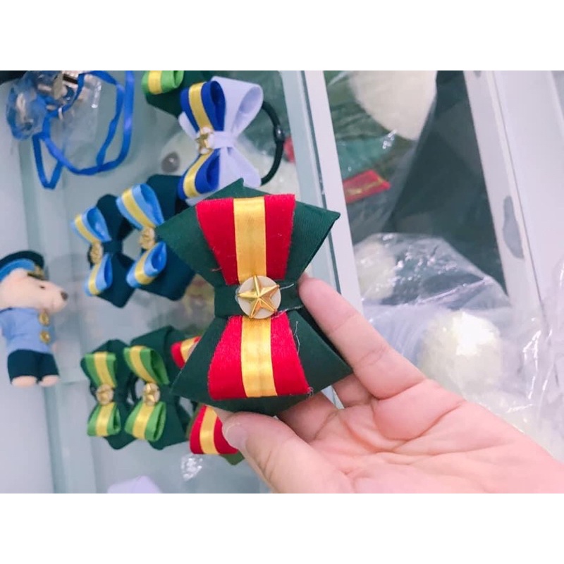 Dây cột tóc quân đội công an