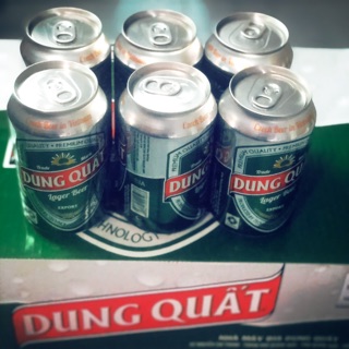 Combo bia 09- Dung Quất hộp 6 lon 330ml (HSD: 21/10/2020)