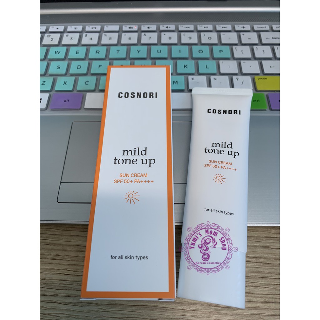 Kem chống nắng nâng tone Cosnori Mild Tone Up Suncream SPF 50+ PA++++ 50ml