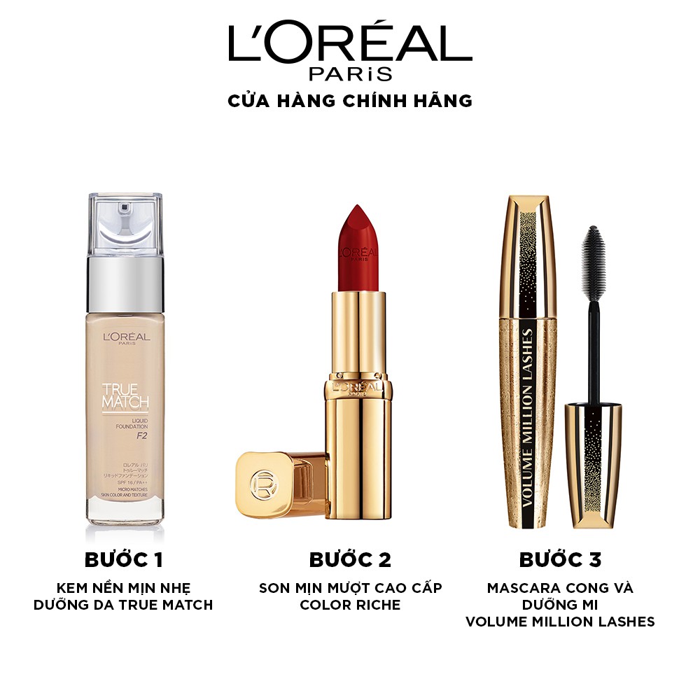 Son satin mịn mượt cao cấp L'Oreal Paris Color Riche Satin 3.7g | Thế Giới Skin Care