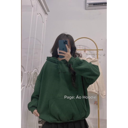 [ Rẻ vô địch ] Áo hoodie nỉ form rộng mũ hai lớp - Live s mplo