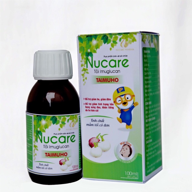 Siro Nucare tinh chất mầm tỏi khử mùi tỏi