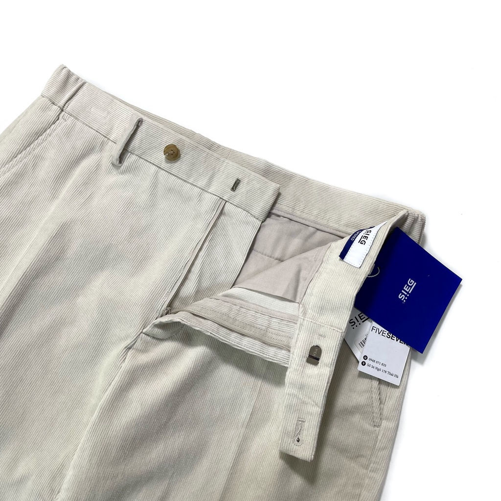 Quần âu nhung nam SIEG form Tapered Fit PDFAH4513 xuất Hàn xịn