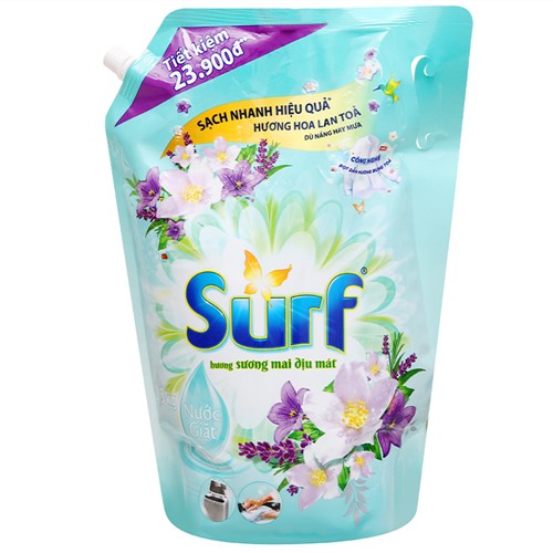 (Giá Sỉ)Nước Giặt Surf Hương Nước Hoa 3,1kg - 3.8kg